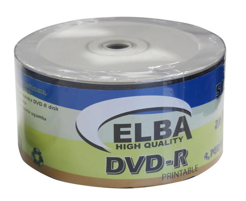 Dvd-R 4,7GB-120MIN 50li 16X Printable Dvd-R Shrink (KDO)