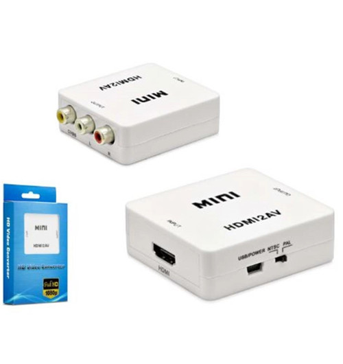 HDX1281 HD VIDEO CONVERTOR HDMI (IN) TO AV (OUT) BEYAZ (KDO)