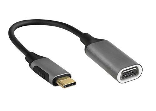 Swapp SW-U5145 Gri Metal Type-C to VGA Adaptör (KDO)