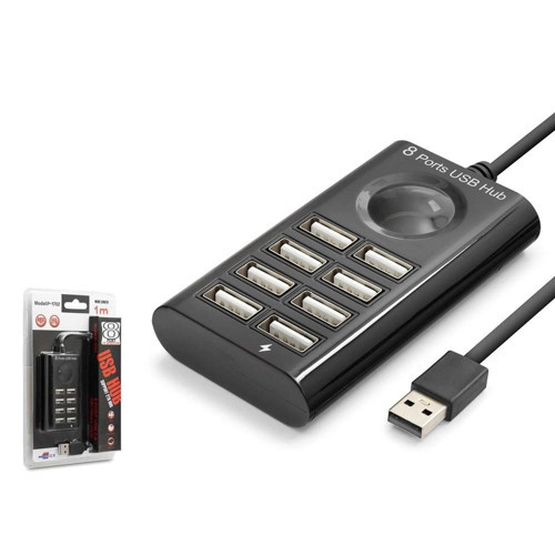 hdx7052 Usb Hub 8-Usb 8in1 1M Siyah (KDO)