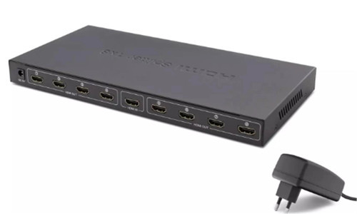 Hdx1332 8 port Hdmi Splitter 1.4V 1080P 4K 1-In 8-Out Siyah (KDO)