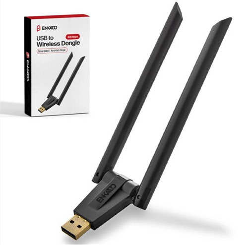 EKD-UW91 USB TO 300 MBS ÇİFT ANTENLİ WIRELESS DONGLE (KDO)