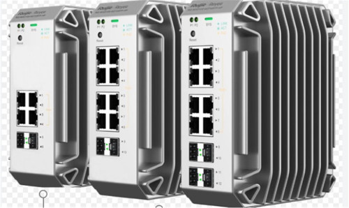 Reyee RG-NIS3100-4GT2SFP-HP 4 Port Poe+ 2 Port SFP 10-100-1000 Endüstriyel Switch (KDO)