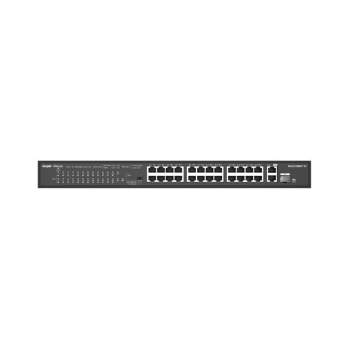 Ruijie-Reyee RG-ES126S-LP 24 Port Poe+ 10-100 Mbps + 2 Port 10-100-1000 Mbps Uplink Switch (KDO)