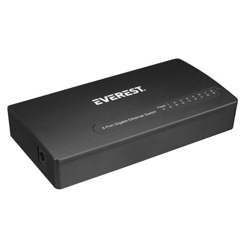EVERLINK ESW-808 8 Port 10-100-1000Mbps Gigabit Ethernet Masaüstü Ethernet Switch Hub (KDO)