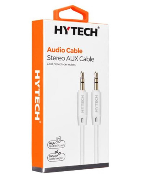 HY-X70 1m Beyaz 3.5mm Stereo Ses Kablosu (KDO)