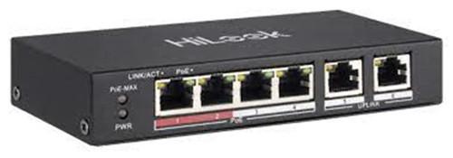 NS-0106MP-35 4 Port PoE, 35W, +2 Port Megabit Uplink Switch (KDO)