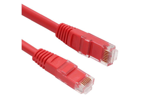 NP611B-R-5.0 Cat6 5.0MT Kırmızı Utp Patch Kablo (KDO)