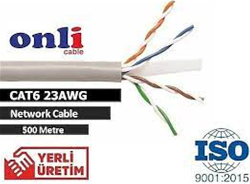 ER-6002 U-UTP 23 AWG CCA CU 500 Metre Cat6 Kablo (KDO)