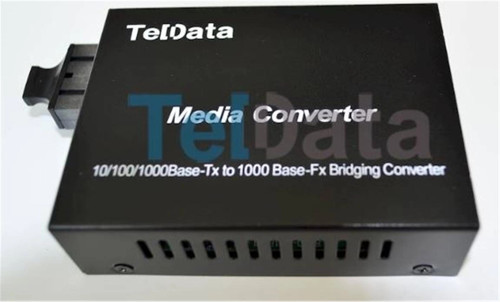 Media Converter Single Mode 10-100-1000 20 Km Dual Sc 2 Li Paket Set (KDO)