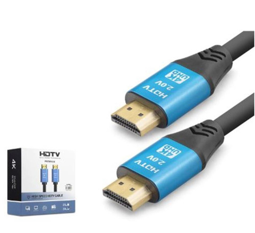 NODAR ND4057 HDMI 2.0 Kablo 4K 60 Hz OD 8.0 mm 30 m Siyah Mavi (KDO)