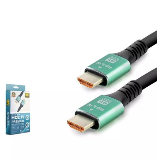 HADRON HDX2044 HDMI (M) T0 HDMI (M) KABLO PVC 8K 60HZ 2.1V 1.5M SİYAH (KDO)