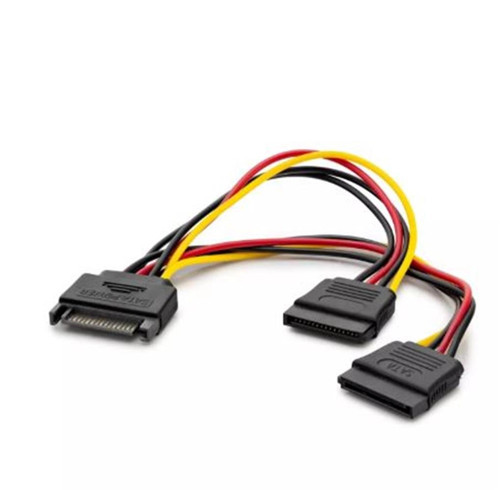 Hadron HDX5519 Sata Power Kablo Dökme 15Cm Siyah (KDO)