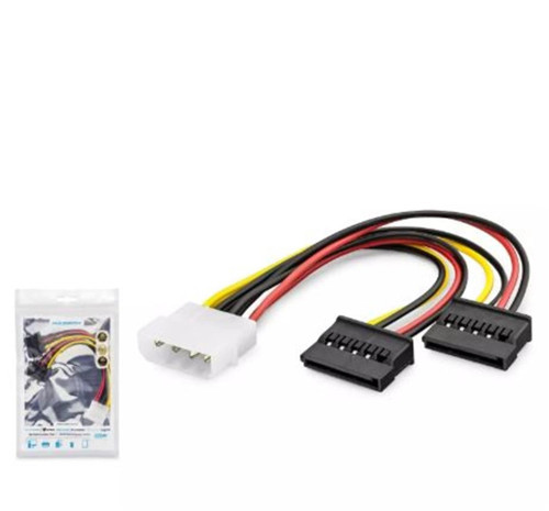 Hadron Hdx5525 Sata Power Kablo Poşetli 2In1 16Cm Siyah (KDO)