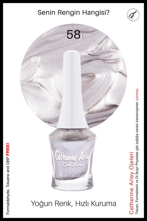 Ca Red Love – Naıl Lacquer – Oje – 58 – 7,5Ml