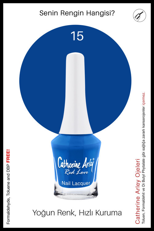 / Red Love – Naıl Lacquer – Oje – 15 – 7,5Ml