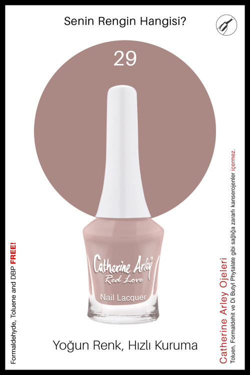 / Red Love – Naıl Lacquer – Oje – 29 – 7,5Ml