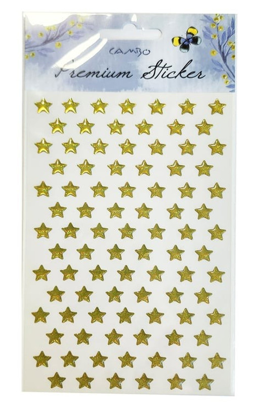 Damla Gold Yıldız Sticker