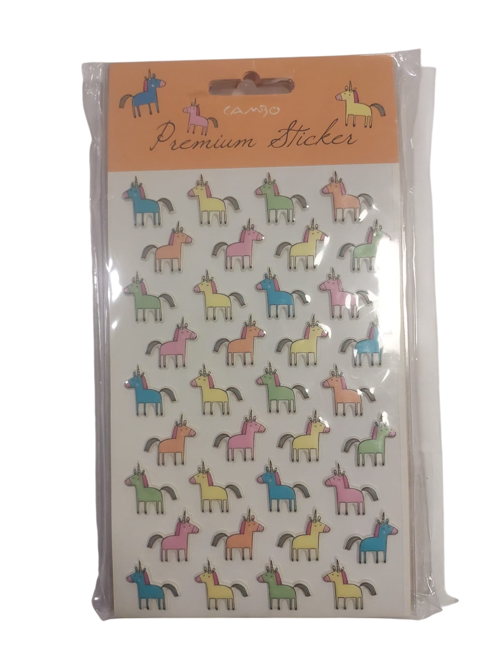 Puf Unicorn Sticker