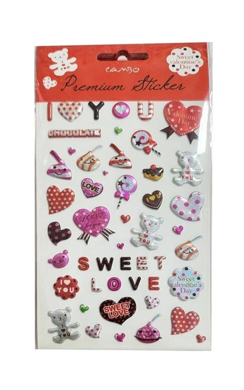 Puf I Love You Sticker