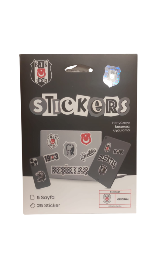 Siyah Sticker Paketi (25 Adet)