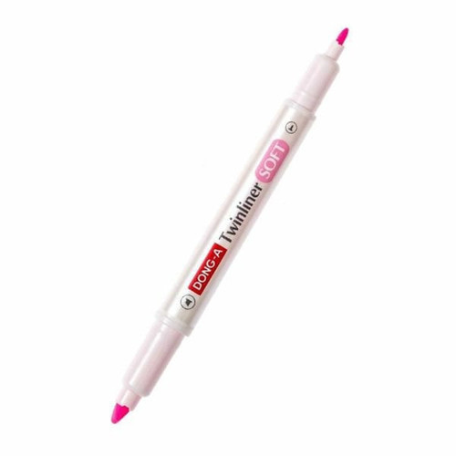 Twinliner Kalem Tipi Fosforlu Kalem Soft Pembe (12 Li Paket)