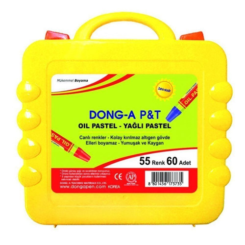 Toru Pastel Boya 55 Renk 60 Lı Plastık Çantalı