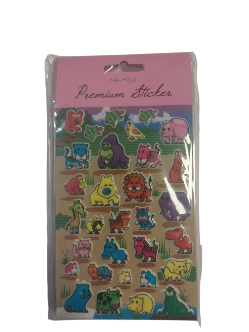 Puf Orman Hayvanları Sticker
