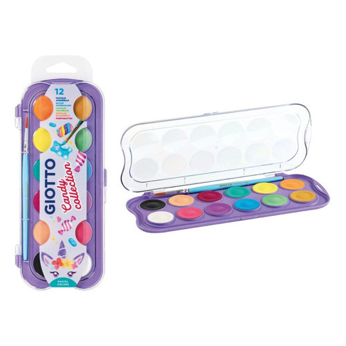 Sulu Boya 30Mm 12 Renk Pastel Şeker Tonları