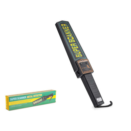 Hdx6528 Super Scanner El Tipi Güvenlik Metal Dedektörü Siyah