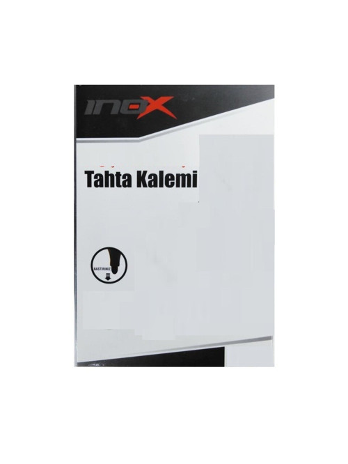 İnox Tahta Kalemi Siyah (12 Li Paket)