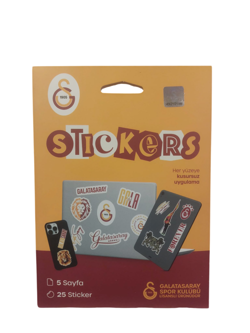 Sarı Sticker Paketi (25 Adet)