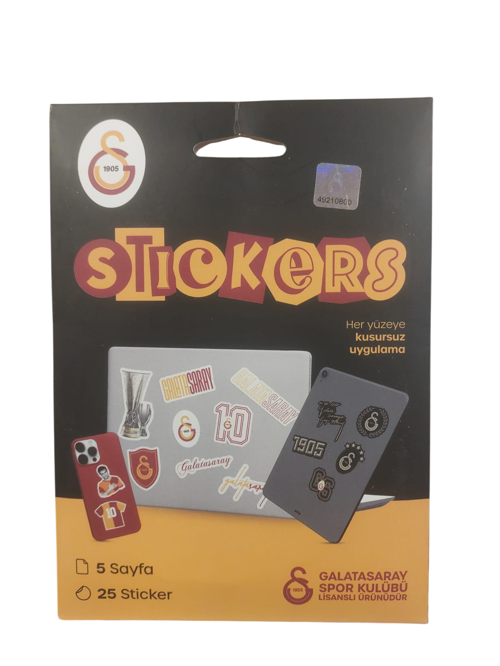 Siyah Sticker Paketi (25 Adet)