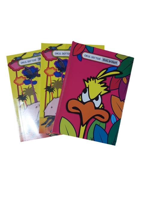 Karton Kapak Dikişli Defter Kareli 72 Yaprak A5 (12 Li Paket)