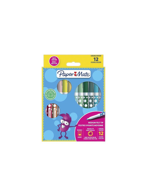 Keçeli Boya Kalemi 12 Renk