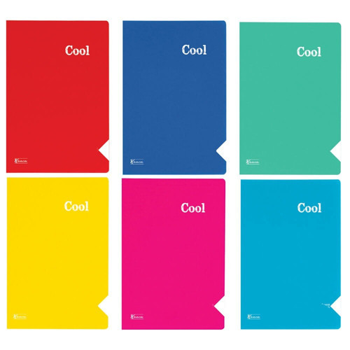 Plastik Kapak Dikişli Cool Defter A4 80 Yaprak Çizgisiz (4 Lü Paket)