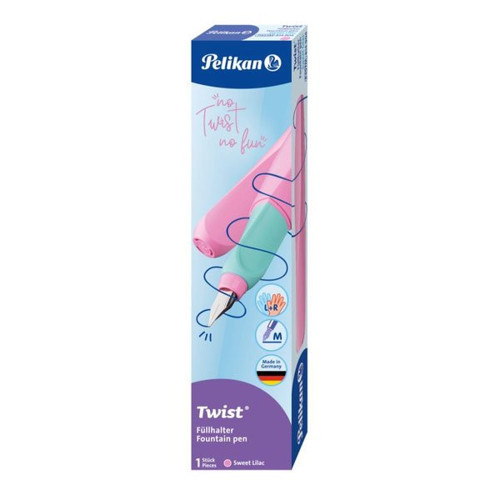 Twist Dolma Kalem Tekli Kutu Pembe P457