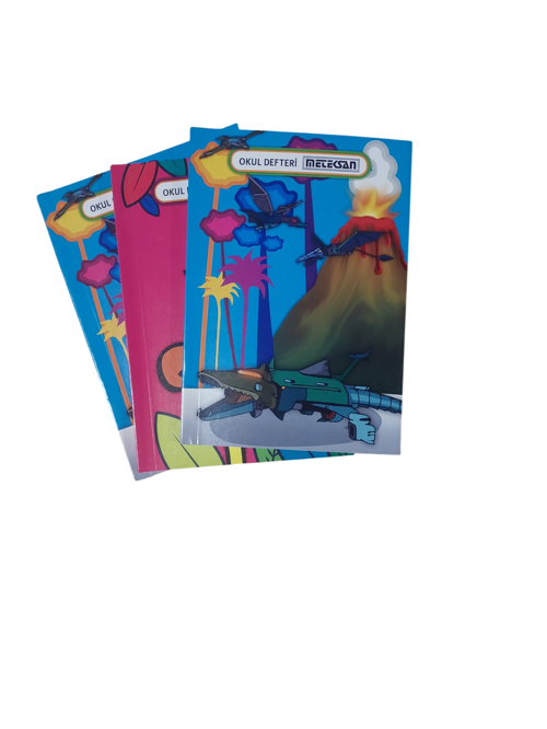 Karton Kapak Dikişli Defter Çizgili 72 Yaprak A5 (12 Li Paket)