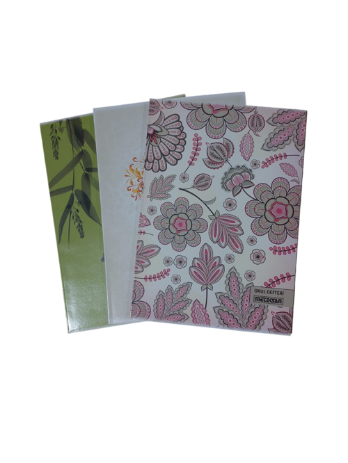 Karton Kapak Dikişli Defter Kareli 40 Yaprak A4 (12 Li Paket)