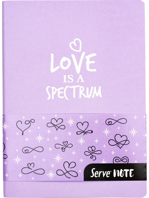 Note Defter 15X21Cm Çizgili Lavanta Not Defteri