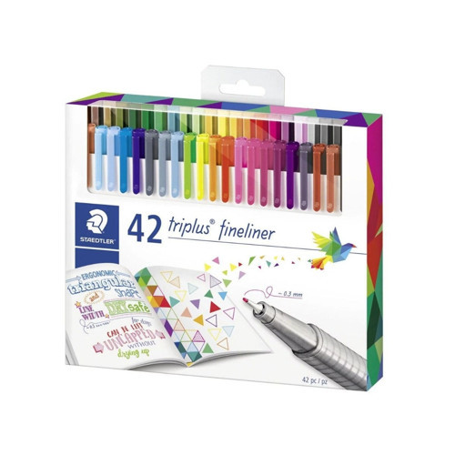 334 C42 Triplus Fineliner 0.3 Mm Keçe Uç Kalem 42 Renk
