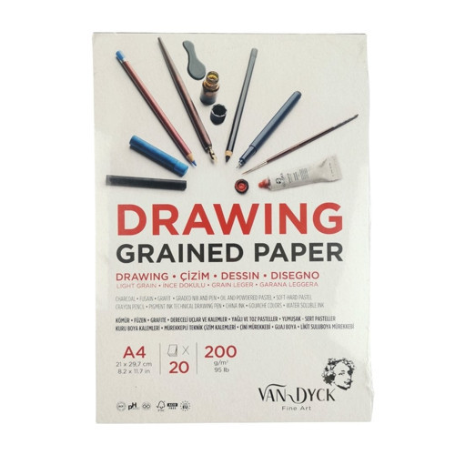 Drawing Eskiz Defteri A4 200gr 20 Yaprak
