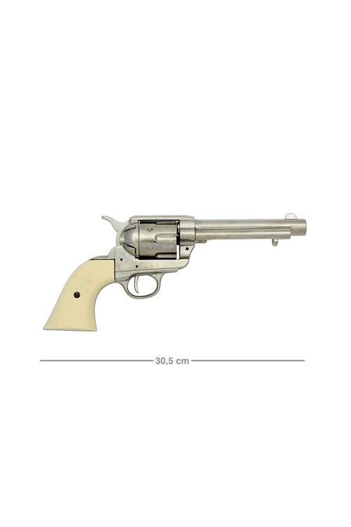 Denix Dekoratif Fildişi Arabulucu Tabanca 5½" (30,5 Cm), Amerika 1873 (Peacemaker Revolver)