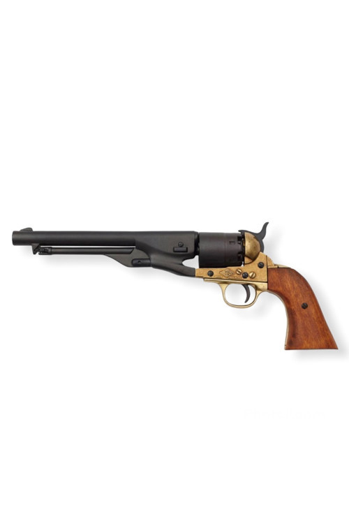 Denix Usa 1860 Army Revolver 1/1 Ölçek Reprodüksiyon Koleksiyon Obje