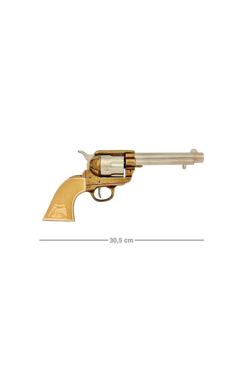 Denix Dekoratif Cal.45 Peacemaker Revolver 5½'' (30.5 Cm) , Amerika 1873