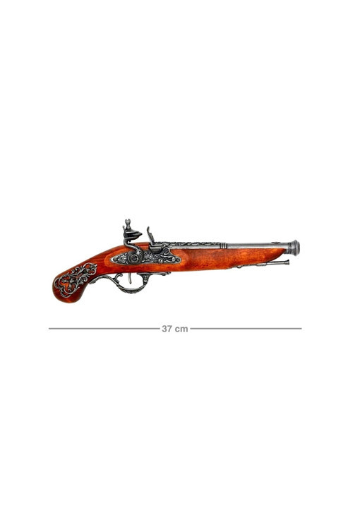 Denix Dekoratif Çakmaklı Tabanca 37 Cm, İngiltere 18. Yüzyıl (Flintlock Pistol)