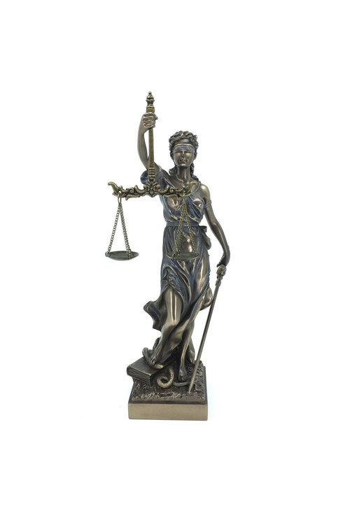 Büyük Boy Adalet Tanrıçası Themis Heykeli | Adalet Terazisi Biblo | Avukata Hediye | Ofis Dekor