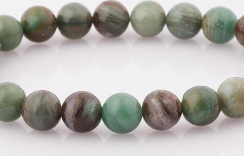 Küre Kesim Dragon Jade Doğal Taş Bileklik 8 MM