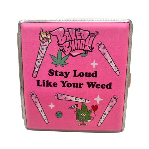 PİNK BUNNY STAY LOUND LİKE YOUR WEED SİGARA TABAKASI