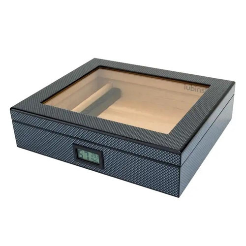 CARBONFİBER DESEN CAMLI HUMİDOR